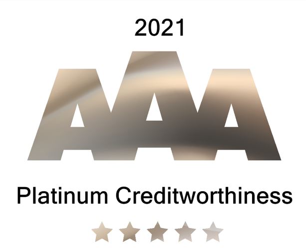 AAA Platinum creditworthines